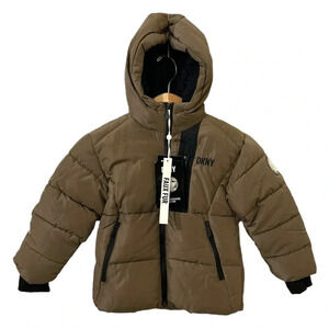 NEW DKNY Kids Size 4 Winter Puffer Coat